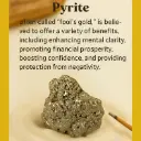 DECOFLY Raw Pyrite Stone