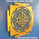 DECOFLY Shree Astha Yantra Metal Wall Art (24 inches)