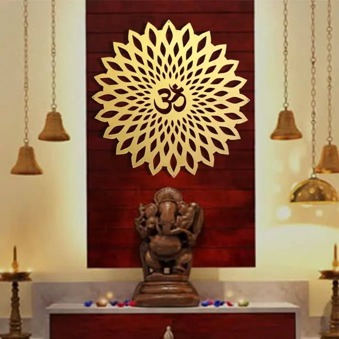 DECOFLY OM Metal Wall Art (24 inches)